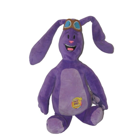 Just Play Kate & Mim Mim Plush Stuffed Animal Toy Purple Talking 17" - Picture 1 of 4